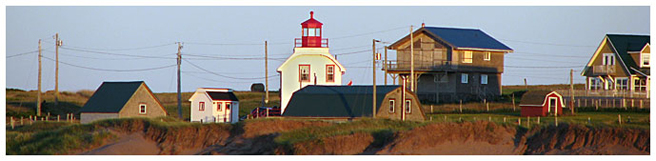 Emerald Isle Beach House, Prince Edward Island ~ Lighthouse Scene